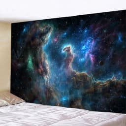 Big Galaxy Starry Universe Space Wall Tapestry Psychedelic Print Thin Cloth Blanket Yoga Mat