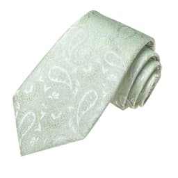 Paisley Sage Green 2022 New Fashion Brand Ties for Men Wedding Party Necktie Set Handky Cufflinks Gift Wholesale Hi-Tie Dropship