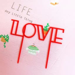 New Acrylic Happy Birthday Cake Topper Gold Valentine's Day Wedding Party Cupcake Topper Decoration Wedding Gift Baking Supplies