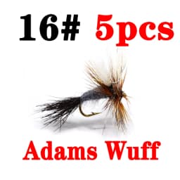 6pcs/5pcs Boxed 18#16#Trout Fishing Small Dry Flies Mayfly Caddis Beatis Imitating Panfish Grayling Striking Fly Fishing Flies