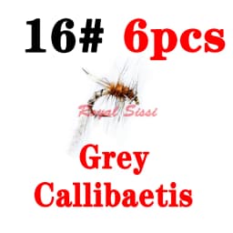 6pcs/5pcs Boxed 18#16#Trout Fishing Small Dry Flies Mayfly Caddis Beatis Imitating Panfish Grayling Striking Fly Fishing Flies
