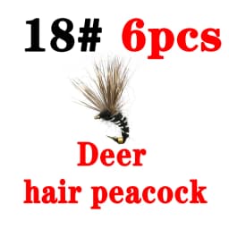 6pcs/5pcs Boxed 18#16#Trout Fishing Small Dry Flies Mayfly Caddis Beatis Imitating Panfish Grayling Striking Fly Fishing Flies