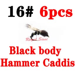 6pcs/5pcs Boxed 18#16#Trout Fishing Small Dry Flies Mayfly Caddis Beatis Imitating Panfish Grayling Striking Fly Fishing Flies