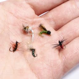 6pcs/5pcs Boxed 18#16#Trout Fishing Small Dry Flies Mayfly Caddis Beatis Imitating Panfish Grayling Striking Fly Fishing Flies