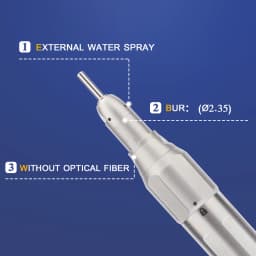 AI-EX-5B 4:1 Reduction Straight Dental Electric Handpiece For HP Burs (ø2.35) Max Speed: 10,000 Min-1 Spanish Dentist Popular