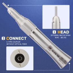 AI-EX-5B 4:1 Reduction Straight Dental Electric Handpiece For HP Burs (ø2.35) Max Speed: 10,000 Min-1 Spanish Dentist Popular