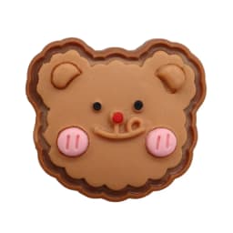 1-15PCS Resin Shoe Charms Chocolate Bear Girl Donut Ice Cream Flower Gingerbread Man Slipper Buckle Hole Shoes Ornament Kid Gift