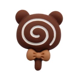 1-15PCS Resin Shoe Charms Chocolate Bear Girl Donut Ice Cream Flower Gingerbread Man Slipper Buckle Hole Shoes Ornament Kid Gift