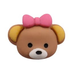 1-15PCS Resin Shoe Charms Chocolate Bear Girl Donut Ice Cream Flower Gingerbread Man Slipper Buckle Hole Shoes Ornament Kid Gift