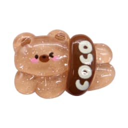 1-15PCS Resin Shoe Charms Chocolate Bear Girl Donut Ice Cream Flower Gingerbread Man Slipper Buckle Hole Shoes Ornament Kid Gift