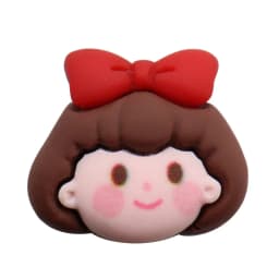 1-15PCS Resin Shoe Charms Chocolate Bear Girl Donut Ice Cream Flower Gingerbread Man Slipper Buckle Hole Shoes Ornament Kid Gift
