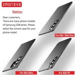 S26 Ultra Case Zroteve Slim Hard PC Matte Cover For Samsung Galaxy S25 Edge S24 Plus S23 S24 FE S22 S20 S21 S10 S25+ Phone Cases
