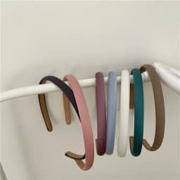 Women Suede Headband Retro Hairbands for Women Girls Solid Color Hair Band Female Hair Accessories Handmade Head Hoop Bezel