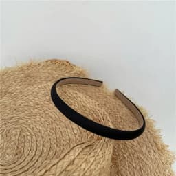 Women Suede Headband Retro Hairbands for Women Girls Solid Color Hair Band Female Hair Accessories Handmade Head Hoop Bezel