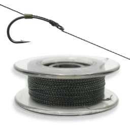 1pcs Carp Fishing Line 50m 15lb/20lb/25lb Camo Green 6 Strand Tightly Soft Hooklink  For Carp Fishing End Tackle Accessories