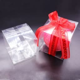 1/10/50Pcs Transparent Plastic Square Candy Boxes Gift Bags Cookie Pouch Wedding Favors Festive Party Supplies