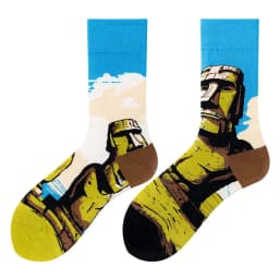New Asymmetric Couple AB Mandarin Duck Fashion Cartoon Cute Funny Sports Colorful Mid tube Cotton Socks