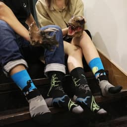 New Asymmetric Couple AB Mandarin Duck Fashion Cartoon Cute Funny Sports Colorful Mid tube Cotton Socks