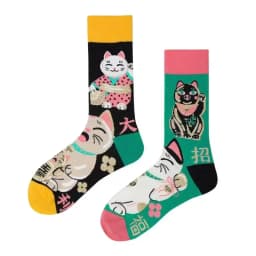 New Asymmetric Couple AB Mandarin Duck Fashion Cartoon Cute Funny Sports Colorful Mid tube Cotton Socks