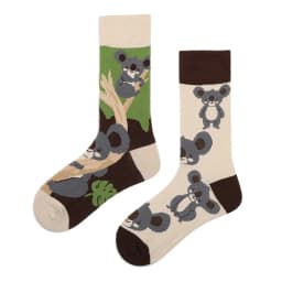 New Asymmetric Couple AB Mandarin Duck Fashion Cartoon Cute Funny Sports Colorful Mid tube Cotton Socks