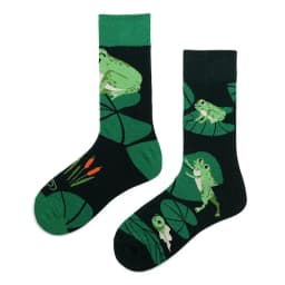New Asymmetric Couple AB Mandarin Duck Fashion Cartoon Cute Funny Sports Colorful Mid tube Cotton Socks