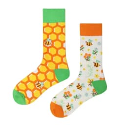 New Asymmetric Couple AB Mandarin Duck Fashion Cartoon Cute Funny Sports Colorful Mid tube Cotton Socks
