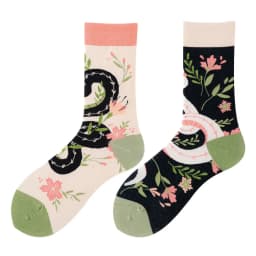 New Asymmetric Couple AB Mandarin Duck Fashion Cartoon Cute Funny Sports Colorful Mid tube Cotton Socks