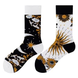 New Asymmetric Couple AB Mandarin Duck Fashion Cartoon Cute Funny Sports Colorful Mid tube Cotton Socks