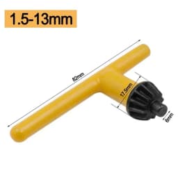 1pc Drill Chuck Wrench Electric Hand Chuck Keys Wrench For Electric Drill Tools Accessories 0.6-6mm/1.5-10mm/1.5-13mm/3-16mm
