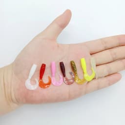 DUODUOYU 10PCS Mini Ajing Soft Fishing Lure  0.4g/30mm Artificial Swimbait Jig Wobbler Bass Bait Fishing Tackle Soft Bait