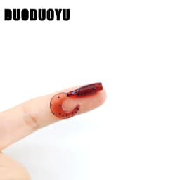 DUODUOYU 10PCS Mini Ajing Soft Fishing Lure  0.4g/30mm Artificial Swimbait Jig Wobbler Bass Bait Fishing Tackle Soft Bait