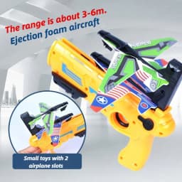 Children's Toy Ejection Aircraft Shooting Game Outdoor Parent-child Sports Toy Boy Gift Shooting Aircraft Set