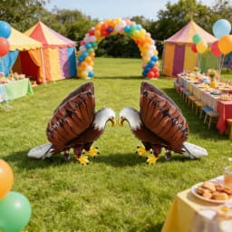3D Eagle Aluminum Film Balloon Inflatable Toy Theme Birthday Party Supplies Decoration