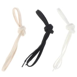 1 Pair White Black Solid Color 100-160cm Cotton Thick Flat Shoelaces Wide Sports Casual Shoe Lace For Sneakers