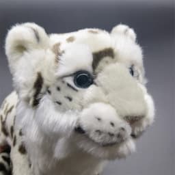 Snow Leopard Plush Toy High Fidelity Cute Snow Panther Plushie Lifelike Animals Simulation Stuffed Doll Kawai Toy Gifts For Kids