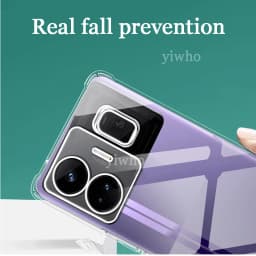 For OPPO Realme GT Neo 5 240w Case Clear Silicone Soft TPU Phone Cover GT3 GT2 Gt 3 2t 5 5g Explorer Master Neo5 Transparent