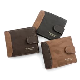 New Short Men Wallets Slim Card Holder Quality PU Leather Brand Male Wallet Small Photo Holder 3-fold Bag Frosted Men's Purses