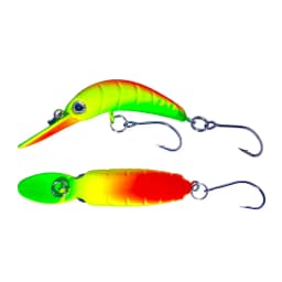 HENGJIA Rice Worm Shaper Trout Minnow Wobbler Fishing Lure 5.2cm 2.6g Crank Artificial Hard Bait Trout Pike Bass Fishing