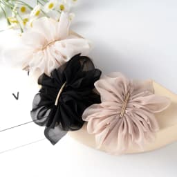 Big Spring Hair Claw Clips Women Metal Chiffon Flowers Ponytail Holder Hairpin Barrettes Fashion Girls Hair Accessories Hairgrip