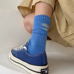 Funny Embroidery Letter Cotton Socks Korean Whats for Snack Today Japan Designer Socks Thread Couple Mid-tube Sock for Men Women