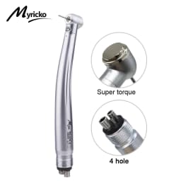 Dental High Speed Rotation LED Handpiece Air Turbine E-Generator Push Button B2 M4 Ceramic Bearing Dentist Tips Teaching Model