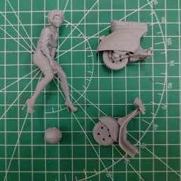 Realistic Theme Autumn European Women 1/24 Scale Resin Figure Assembled Model Kit Unassembled and Unpainted Free Shipping