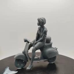 Realistic Theme Autumn European Women 1/24 Scale Resin Figure Assembled Model Kit Unassembled and Unpainted Free Shipping