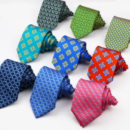 7.5cm Classic Men's Retro Pattern Tie Fashion Wedding Tie Soft And Comfortable 100% Micro Fiber