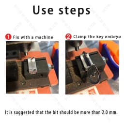 2Pcs Key Machine Fixture Parts For Blank Key Cutting Key Duplicating Machines Spare Parts Clamp Drop Shipping