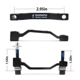 SM MA F180P/P2 Post Mount Disc Brake Adapter (Front) (180mm) (P/P) 7 in Disc brake rotor PM