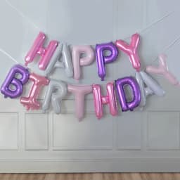 13pcs Birthday Balloon Rose Gold Color Foil Letter Balloons Set Happy Birthday Decoration Globos Kids Party Supplies