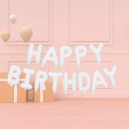 13pcs Birthday Balloon Rose Gold Color Foil Letter Balloons Set Happy Birthday Decoration Globos Kids Party Supplies