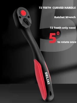 Car Repairs Ratchet Wrench 1/4 3/8 1/2 Inch High Torque Reversible Quick Release Ratchet Socket Wrench Hand Tool