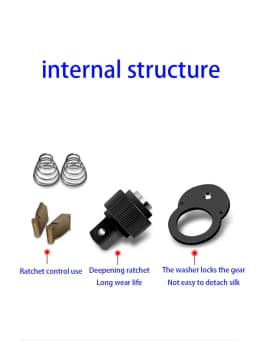 Car Repairs Ratchet Wrench 1/4 3/8 1/2 Inch High Torque Reversible Quick Release Ratchet Socket Wrench Hand Tool